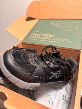 KURU Kids Black and Gray Athletic Sneakers